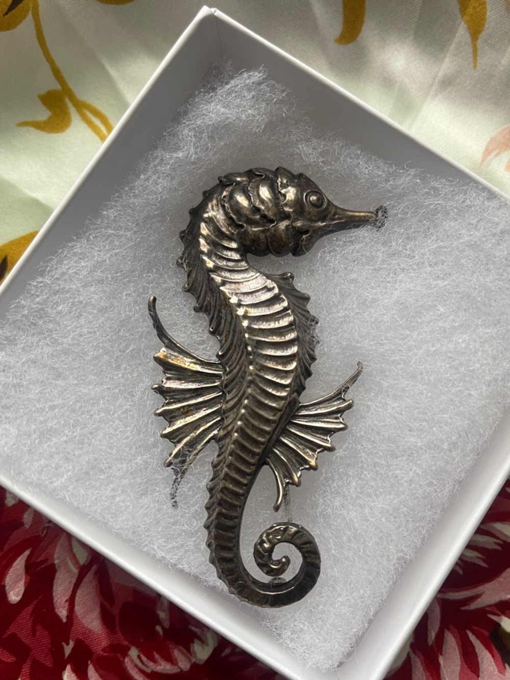 Sterling Silver Seahorse Decorative Accent Figurine